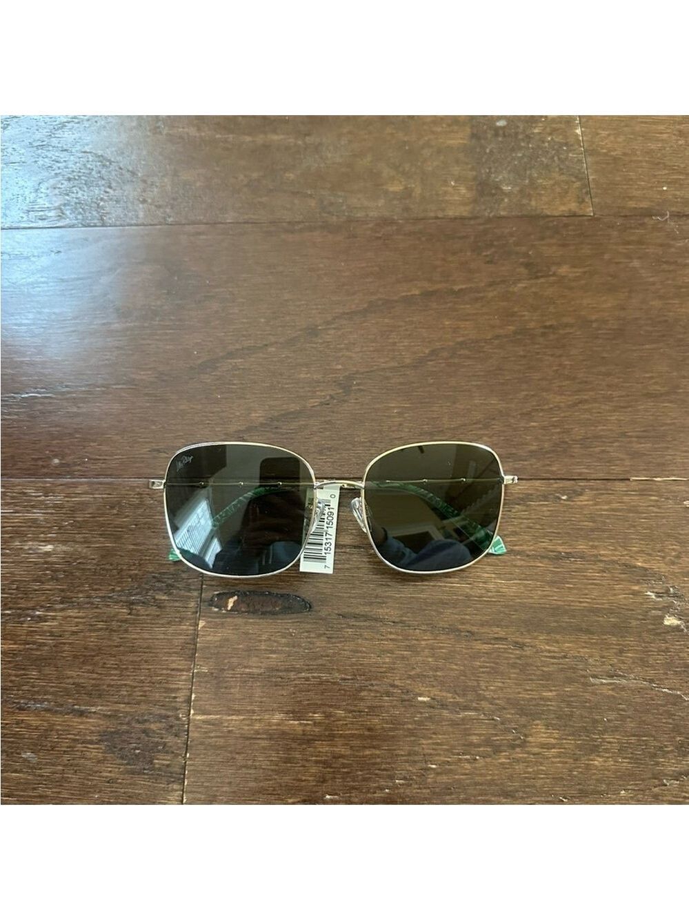 Lilly Pulitzer White Tiger Rock Sunglasses Gold Metallic-NWT - Picture 5 of 9
